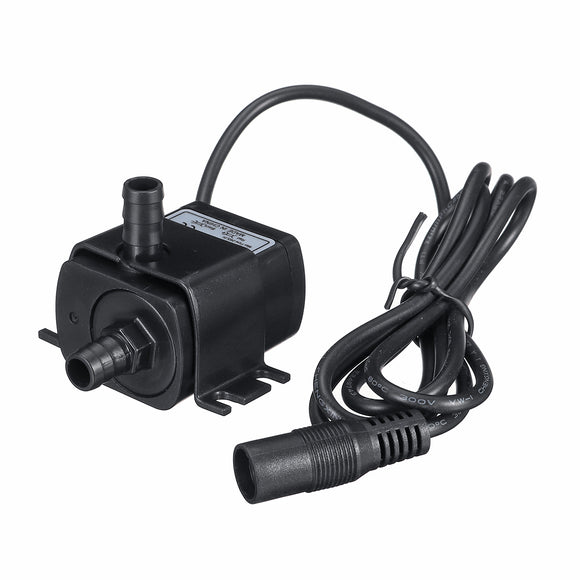 DC12V 4.2W Micro Submersible Water Pump Mini 240L/H IP68 Waterproof Water Pump