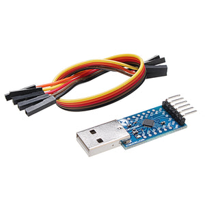 CP2104 USB 2.0 to TTL Apater UART 6pin Serial Converter Module STC PRGMR With Cable