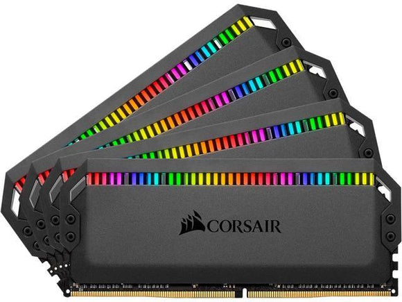 Corsair CMT64GX4M4K3600C16 dominator Platinum RGB ( 12x LEDs per module ) , with DHX technology + DHX Pro / corsair link