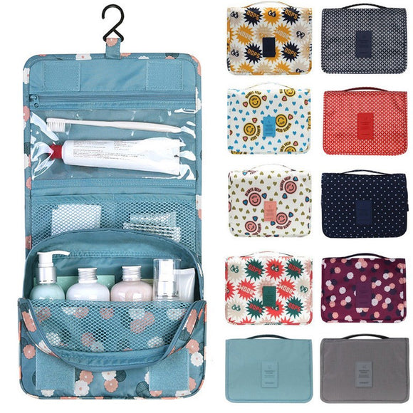 Honana BX-111 Waterproof Travel Wash Cosmetic Bag Compact Cube Pouch Storage Bag Mesh Organizer