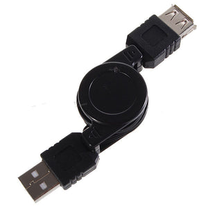 Retractable USB Extension Cable (75cm-Length)