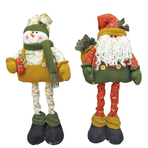 Snowman Santa Claus Father telescopic Christmas Xmas For Gift Decoration