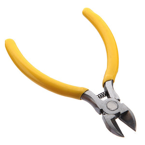 Garden Electrical Repair Tool Hard Cutting Plier Yellow Side Wire Cutter Plier