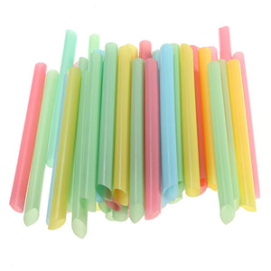 45 PCS Large 6 inch Drinking Straws Cola Milk Shakes Tea Cocktail