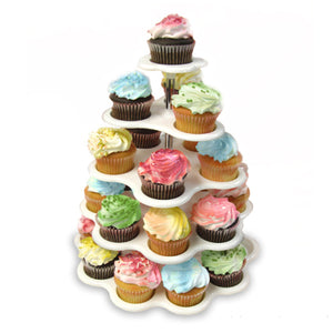 5-Tier Cup Cake Buffet Cake Stand Dispaly Holder Party Wedding