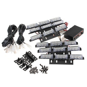 54 LED Vehicle Strobe Lights Light Bar For Emergency Frontgrill/Deck