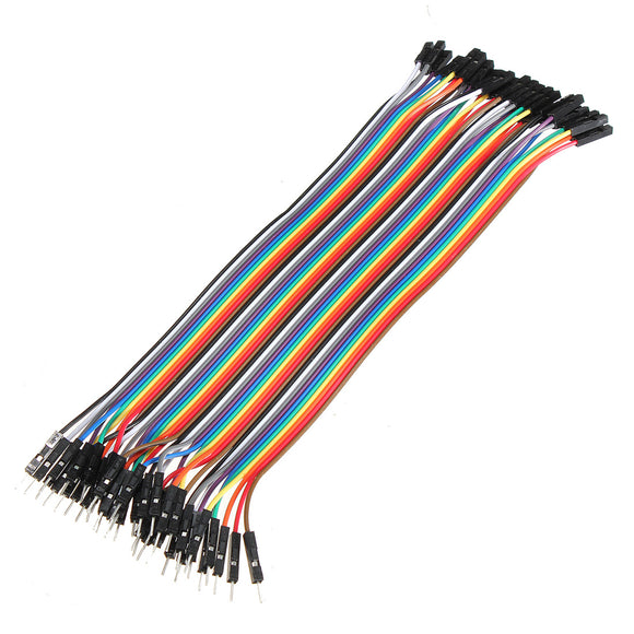 40pcs 20cm Male To Female Jumper Cable Dupont Wire For Arduino