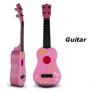 Children Kids Simulation Guitar Educational Toys 4 String Acoustic Developmental Musical Instruments