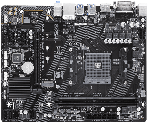 Gigabyte A320M-H : AMD AM4 mb