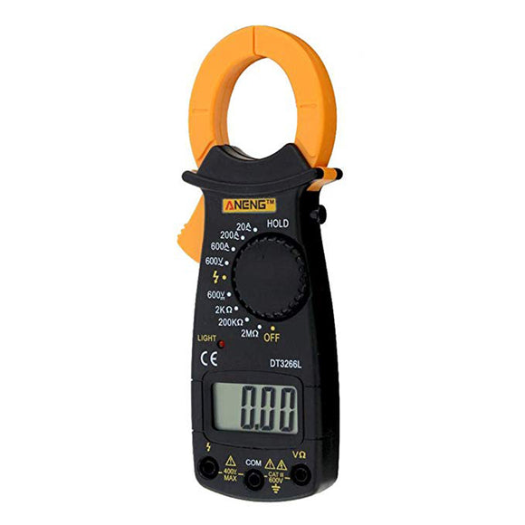 ANENG DT3266L AC/DC Handheld Digital Clamp Meter Voltage Current Resistance Tester Multimeter