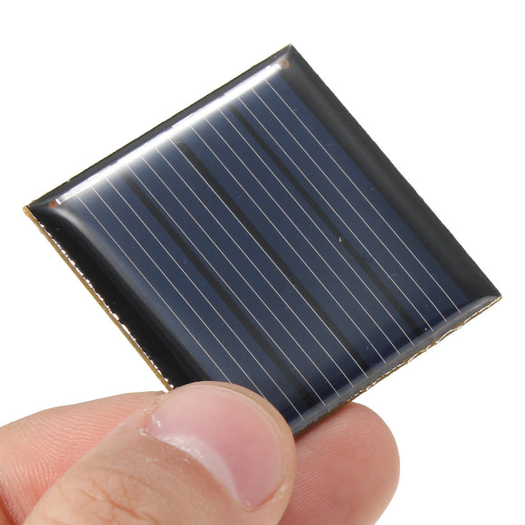 5PCS 2V 0.14W 70MA 40 x 40 x 3.0mm Polycrystalline Silicon Solar Panels Epoxy