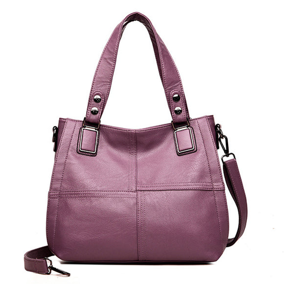 Women Faux Leather Classic Handbag Crossbody Bag