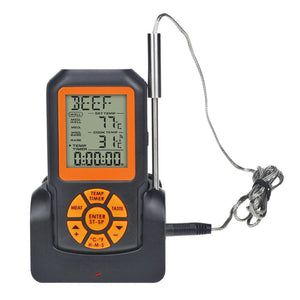 TS-K35 Digital Backlight Wireless Remote Thermometer LCD Screen 50M Waterproof BBQ Thermometer