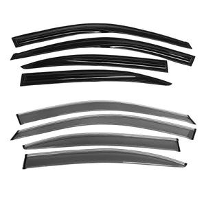 Chrome Black Car Window Vent Visor Rain Guards Sun Rain Wiper Shield For Hyundai Elantra