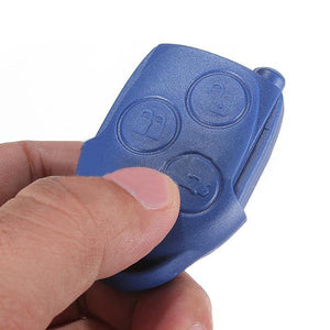 3 Buttons Remote Bule Key FOB Case Shell Cover for Ford