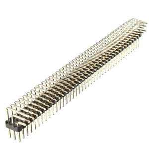 2.54mm 3x40P Male Pins Three Row Right Angle Pin Header