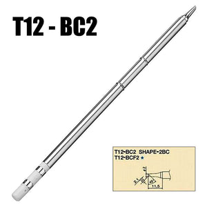 T12-BC2 Iron Tips for Hakko Soldering Rework Station FX-951 FX-952