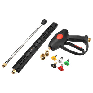 High Pressure Washer Guns Power Car Washing Spray Guns Kit 4000 psi Nozzle Extension Wand Hose M22