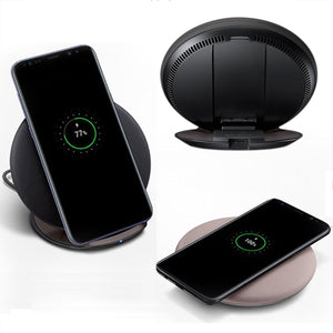 Fast QI Wireless Charger Charging For Samsung Galaxy Note 5 S6 Edge+ S7 S8 S8+