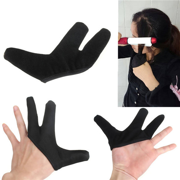 Heat Resistant Finger Glove For Hair Straightener Straightening Curling Hairdressing