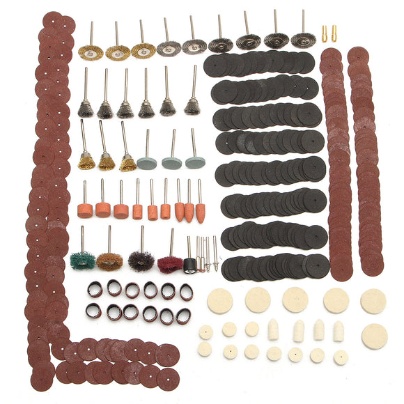 343pcs Polishing Sanding Grinding Rotary Tool Accessories Kit Abrasive Tool