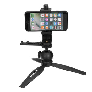 Ulanzi MT-03 Tripod 360 Degree Phone Clip Holder PT-1 Aluminium Cold Shoe Extension Bracket Set