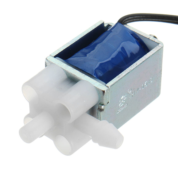 Two Bit Three Way Solenoid Valve Small Electronic Control Valve Exhaust Vent Valve DC 5V DC6V