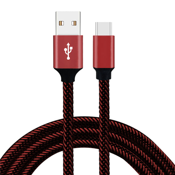 Bakeey 2.4A Type C Braided Fast Charging Cable 1m For Oneplus 5t Xiaomi 6 Mi A1 Mix 2 S8 Note 8