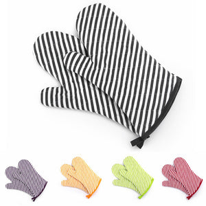 KCASA KC-PG04 1Pcs Cotton Oven Mitts Kitchen BBQ  Microwave Oven Heat Resistant Pot Holder Gloves