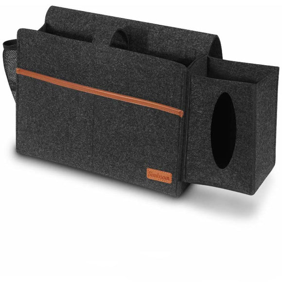 Bedside Pocket Felt Hanging Storage Bag Water Bottle Holder Tissue Box