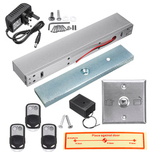 Door Access Control System Electric Magnetic Door Lock with 3 Remote Controls