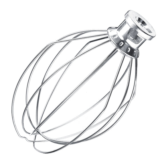 6-Wire Whip Whisk Beater Mixer Stainless Steel Silver For KitchenAid K5AWW KSM90