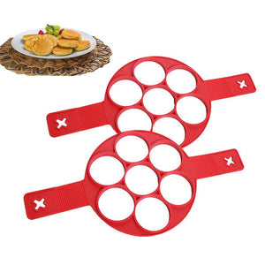 Honana CF-BW86 Silicone Perfect Pan Cake Mold Non-stick Pan Cake Cake Omelette Mold Maker Egg Ring