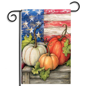 30x45cm Halloween Polyester Pumpkin USA Flag Garden Holiday Decoration