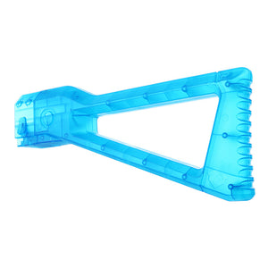 Worker AK Mold ABS Modification Shoulder Tail Stock Toy Accessories for Nerf Toy Blue Transparent