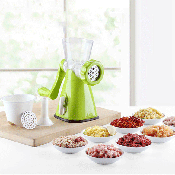 Multifunction Manual Meat Grinder Mincer Handhled Sausage Machine Vegetable Slicer Cooking Tool