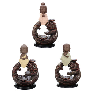 Porcelain Smoke Backflow Ceramic Incense Cone Burner Censer Holder Decorations