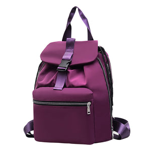 Women Nylon Leisure Large Capacity Backpack Shoulder Bag