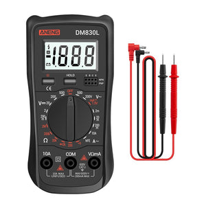 ANENG DM830L Digital Multimeter Meter Testers 1999 Count Electrical Transistor Capacitance DC / AC Multimeter With LCD Backlight