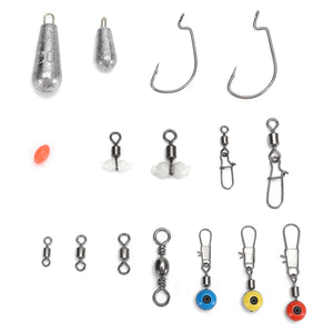 177 Pcs Fishing Lure Outdoor Fishing Hunting Bait Fishing Tools Kit