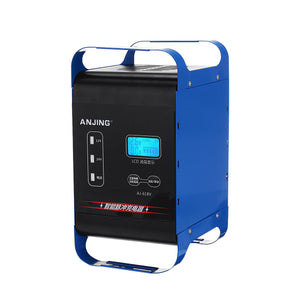 ANJING 12V/24V 400W Automatic Battery Charger Power Pulse Repair Wet Dry Lead Acid Batteries Digital LCD Display For Car Motorcycle