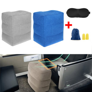 40x45x30CM Car Airplane Inflatable Travel Footrest Parallel Seat Sleep Pillow Cushion