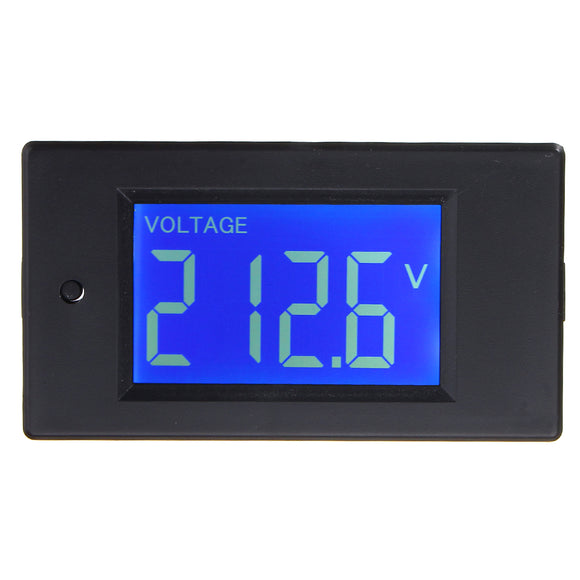 Multifunctional AC LCD Digital Voltage Current Tester KWh Watt Panel Battery Meter Gauge