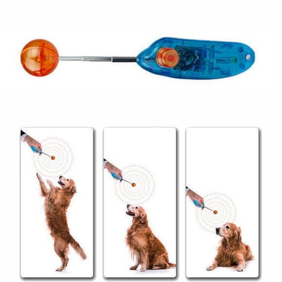 AURKTECH Novelty Stretchable Design Pet HuntingTraining Clicker Dog Retractable Commander