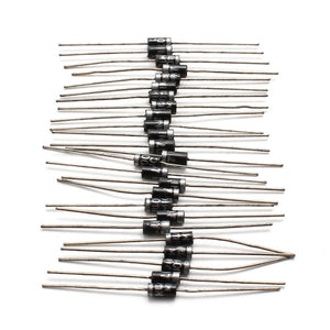 100pcs 8 Types IN4148 IN4007 IN5819 IN5399 FR107 FR207 Commonly Used Diode Electronic Component Pack