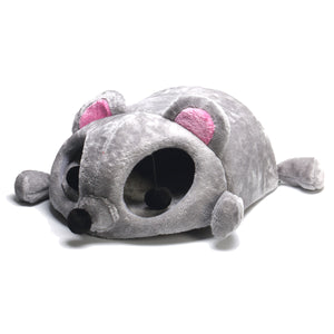 Pet Supplies Cozy Cat Cave House Cartoon Pet Tent Bed Cat Sleeping Coushion Pad Kennel