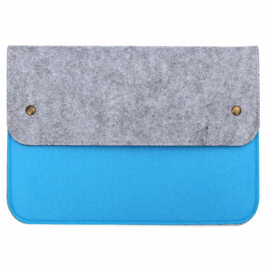 Multifunctional Wool Felt Sleeve Case Bag For Apple Macbook 12 Inch