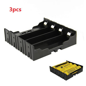 3pcs DIY 4-Slot 18650 Battery Holder With Pins