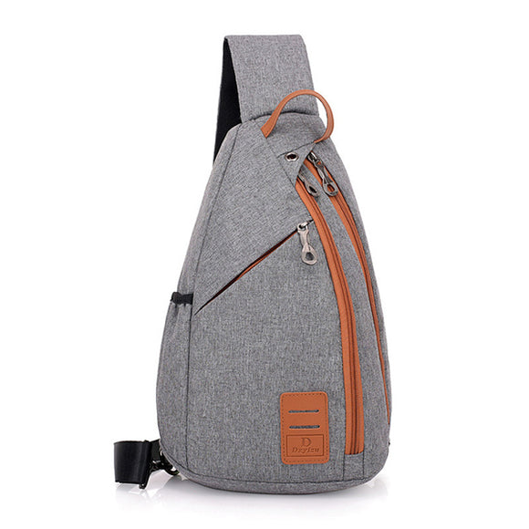 Canvas Sports Chest Bag Leisure Outdoor Crossbody Bag For Men