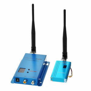 Partom 1.4G 1.5G 1.6G 12CH 1.5W 1500mW AV FPV Transmitter Receiver Combo TX RX For RC Drone Airplane Long Range